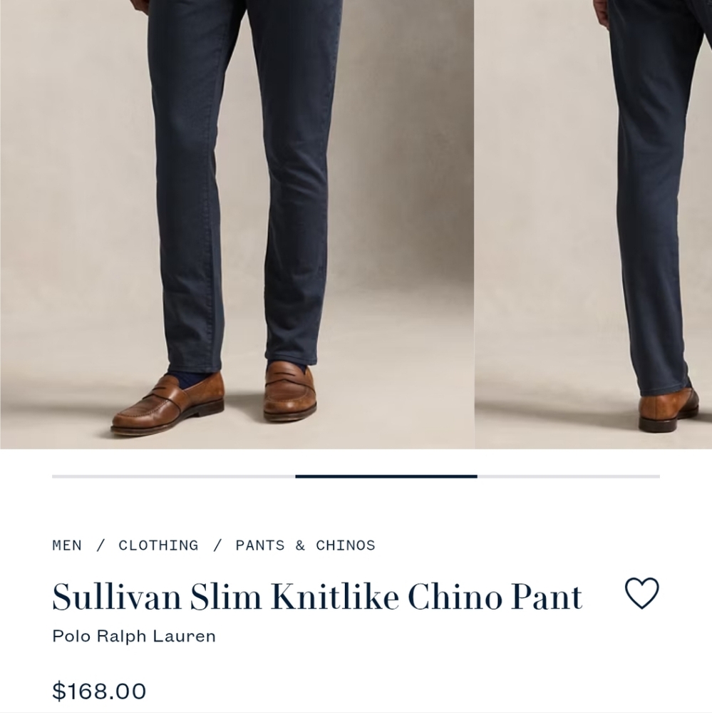 Ralph Lauren Sullivan Slim 5-pocket Pants 36x34
